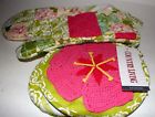 Living Country Oven Mits And Pot Holder Nwt Free Shipping 825540015846