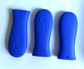 Lodge 753956241576 Silicone Hot Handle Holders Blue Pack Of 3