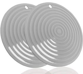 Loghog 704888118191 2 Pack Heat Resistant Silicone Pot Holder Trivet Matsheat Proof Hot Pads Flexibl