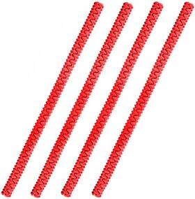 Lokilux 445013953937 Silicone Oven Rack Guards Heat Resistant Shields Red 4 Pack
