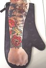 Love Rose Ship Tattoo Dci Bbq Oven Mitt Full Sleeve Potholder 13 L 819401038853
