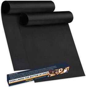 Lx Direct 313111766728 Oven Liners For Bottom Of 2 Pack Large Thick Heavy Duty Non-stick Teflon O