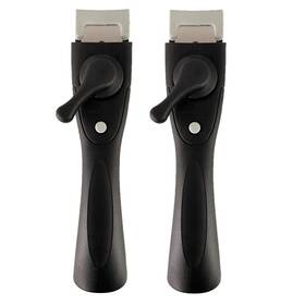 Lzteck 708630361347 Twins Pack Detachable Handle 2 Sets Removable Black Clip Univ
