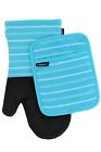 M-042887296893 Sinart Cui Kitchen Oven Potholder Set Twill Blue 042887296893