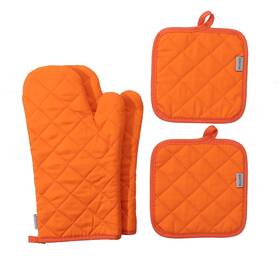M Miaoyan 731262202665 Oven Mitts And Pot Holders 4 Pcs Set High Heat Resistant 500 Degree Extra Thi
