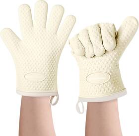 Mad Shark 445050643679 Silicone Oven Mitts Heat Resistant 450 Degrees Waterproof And Non-slip O
