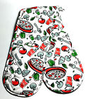 Magichandswithclass New Coke Pizza Double Oven Mitt Gloves Pot Holder Quality High Heat Resistance 046655992192