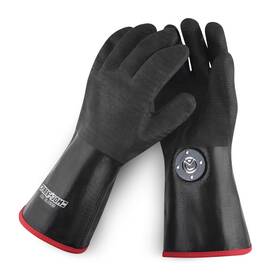 Magnechef 196852677290 Freedom Bbq Gloves 932 F Heat Rated Magnetic Ez On Off Safety Black