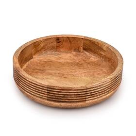 Kc916 Mahasu Decorative Bowl Mango Wood For Home D Cor Dining Table Brown