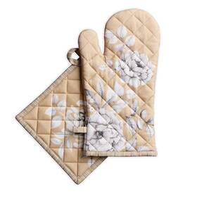 Maison D Hermine 904325963526 Oven Mitt Pot Holder 100% Cotton Kitchen 7.5 Inch X13 And