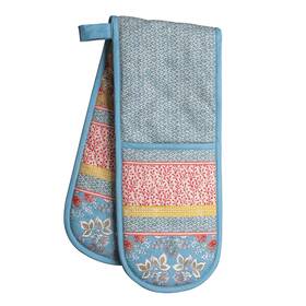 Dm100aa01 Maison D Hermine Double Oven Mitts 100% Cotton 7 Inch X35 Mitt Heat Resistant Bbq Cook