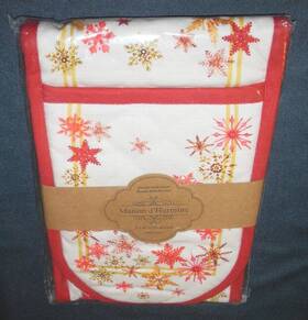 Dm060aa01 Maison Dhermine Dfthermine Double Oven Glove 7 Inch X35 Crystal Star New