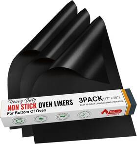 Manki Trading Llc 313044824847 3 Pack Thick Heavy Duty Oven Liners For Bottom Of Non Stick Ele