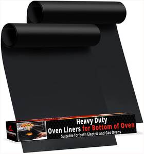 Manki Trading Llc 711182023151 2 Pack Large Thick Heavy Duty Non Stick Teflon Oven Liners Mat 17 Inch X 25 Bpa And