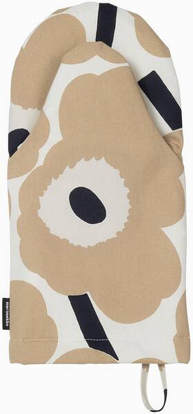 074652-185 Marimekko Pieni Unikko Oven Mitt With Hanging Loop Refine Your Kitchen D Cor W