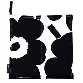 071693 Marimekko 411254735190 190 Pieni Unikko Pot Holder Black And White