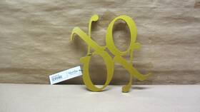 100042781 Martha Stewart Gold Aluminum Xoxo Trivet Pot Holder Stand