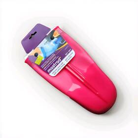 A82304 Mastrad Nwt Orka Plus Cotton Lined Silicone Oven Mitt 11 Inch Framboise Pink