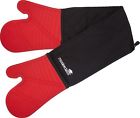 Mcdbsilglove Kitchen Craft Master Class Double Oven Glove Red Silicone