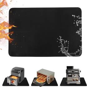 S0028 Mee 2ou Hot Pads For Kitchen Heat Resistant Mats 9 Inch L X 7.5 W Black