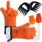 Meiso051601 Meiso Bbq Grilling Gloves And Meat Claws Silicone 5390837134111