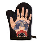 Mens Tattoo Hand Oven Mitt Funny Cook Tats Ink Graphic Novelty Kitchen