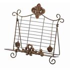 63075 Metal Book Rustic Benzara Holder