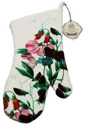 Michel Design Works 608666715803 Sweet Pea Floral Kitchen Oven Mitt Glove Quilted Pink New