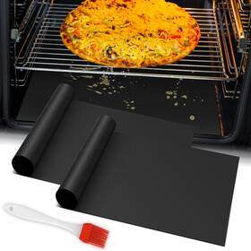 Ol02 Mimekitchen Oven Liners For Bottom Of 2 Pack Resuable Large Thick Heavy Duty Teflon Ov
