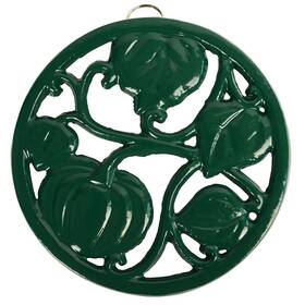 Minluful 795063458614 Cast Iron Trivet For Hot Dishes Pumpkin Pattern Decorative Po