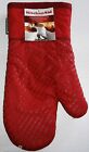 Mitt " 7x13.5 Cotton Very Lined Safe Silicone Red Textured Grip Oven Kitchenaid