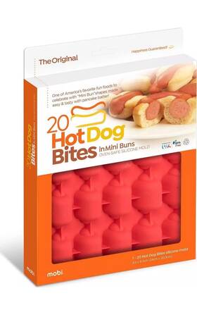 Mobi 854936008209 New Hot Dog Mini Buns Pigs In Blanket Silicone Mold By