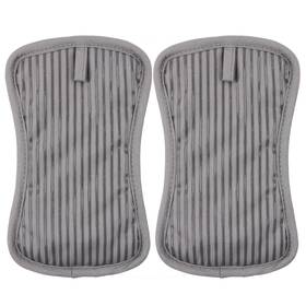 26025-2318 Mu Kitchen Silicone Potholder Set Of 2 Steel