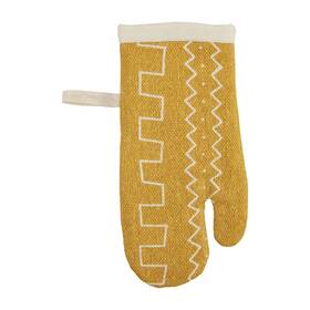 Mud Pie 718540839737 Mustard Cloth Pot Holder 11 1/2 Inch X 5 1/4