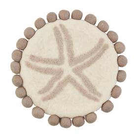 Mud Pie 718540906774 Starfish Felted Wool Trivet 8 Inch Dia