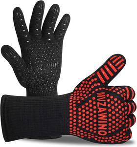 1472 Mvzawino 711181650792 Premium Bbq Gloves F Extreme Heat Resistant Oven Grilling W