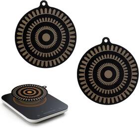 Hx-1026 Nagyphgar 2pcs Thermochromic Silicone Induction Cooktop Protector Surface Protection Pad