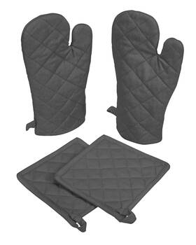 Native Fab 305970571612 Pot Holders And Oven Mitts Sets For Kitchen Heat Resistant Hanging Nonslip 100%