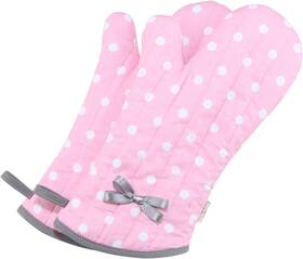 Cominhkpr77944 Neoviva Kitchen Oven Mitts For Adults Heat Adult Polka Dots Pink