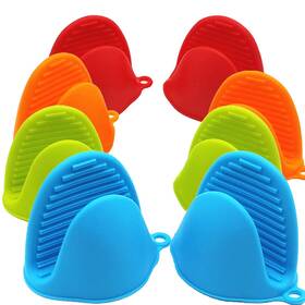 Nepak 221345088278 4 Pairs Silicone Cooking Pinch Grips Oven Mitts Potholder For Kitchen
