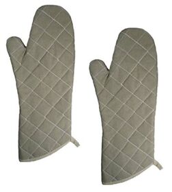 New 17-inch Flame Resistant Oven Mitts Retardant Mitt Heat