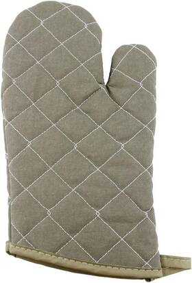 New Star Foodservice 639713032000 Oven Mitts 13-inch Set Of 2 Olive Flame Retardant