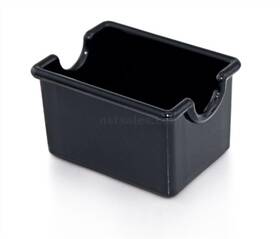 New Star Foodservice 817791028669 1028669 Plastic Sugar Packet Holder Set Of 12 Black