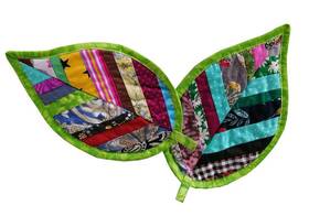 Newamishquilt 425543676987 Leaves Pot Holders For Kitchen Hot Pads 100% Cotton Set Of 2 Heat Resistant F
