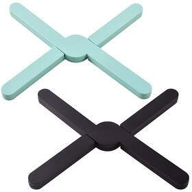 C06911221 Newk Nonslip Foldable Silicone Trivets For Hot Dishes 2 Packs Eco Expanding