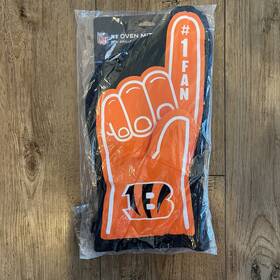 Nfl 817285024894 Cincinnati Bengals #1 Oven Mitt For Grills And Ovens