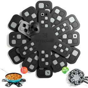 Nomadchef 065016651276 Dual-use Silicone Pan Protectors For Stacking And Trivets Hot Dishes Sili
