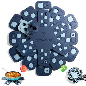 Nomadchef 065016651283 Dual-use Silicone Pan Protectors For Stacking And Trivets Hot Dishes Sili