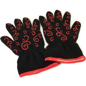 Norpro 028901003982 Oven Gloves Set Black/red