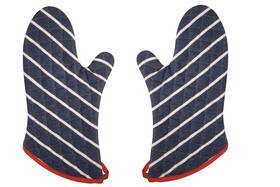 Now Designs 064180210635 Basic Oven Mitt Butcher Stripe - 6.5 X 13 In Set Of 2